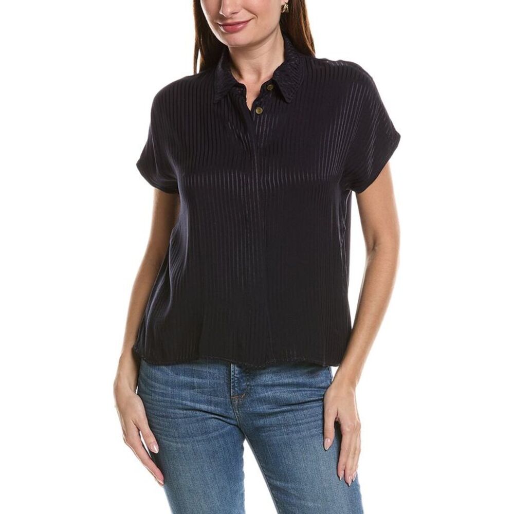 Xcvi Womens Swain Top, Navy